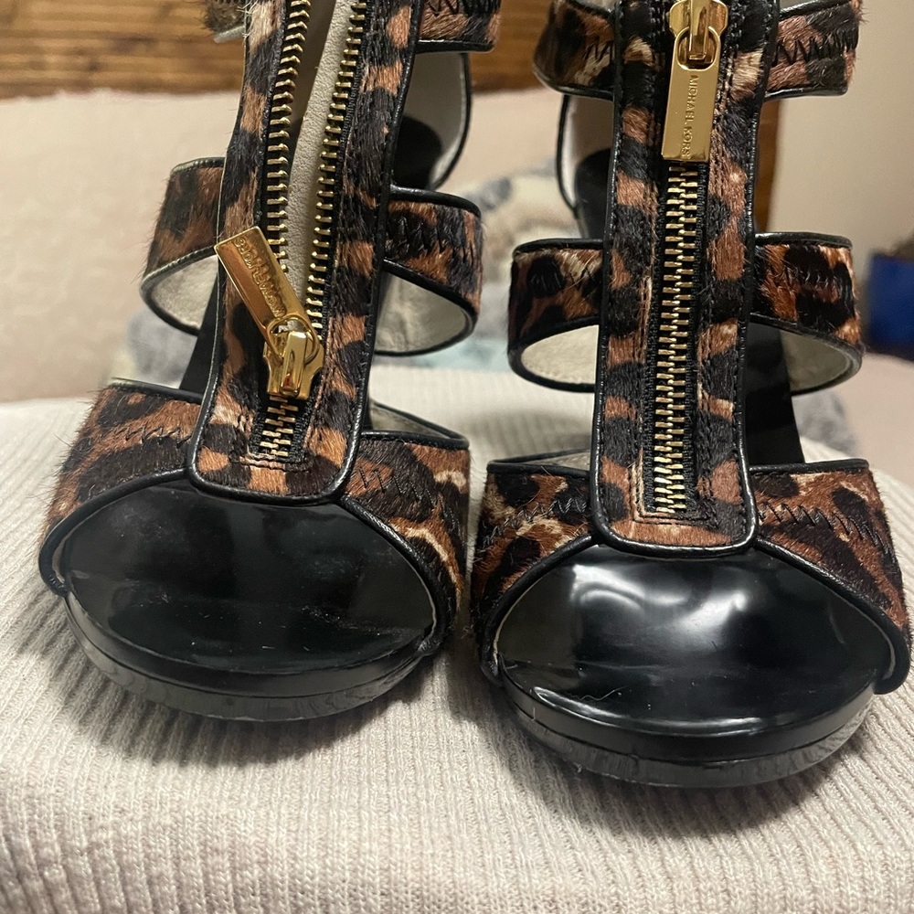 Michael Kors collection Woman’s high heels animal print originals - Picture 7 of 10
